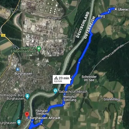 Modern 74 Sqm Apartment, Near Burghausen Apartmán Muhlthal (Uberackern)